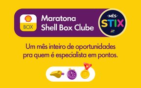 Imagem com cores e logomarca Shell