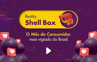 Campanha mês do consumidor. Imagem câmera representabdo reality show